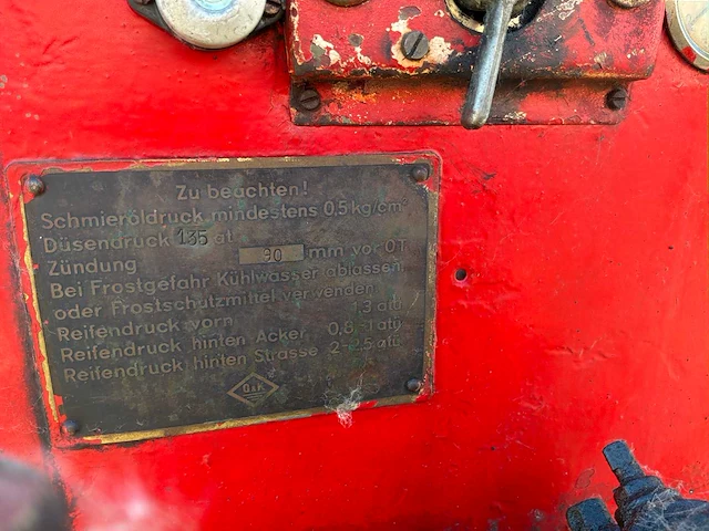1951 o&k t18 oldtimer tractor - afbeelding 11 van  13