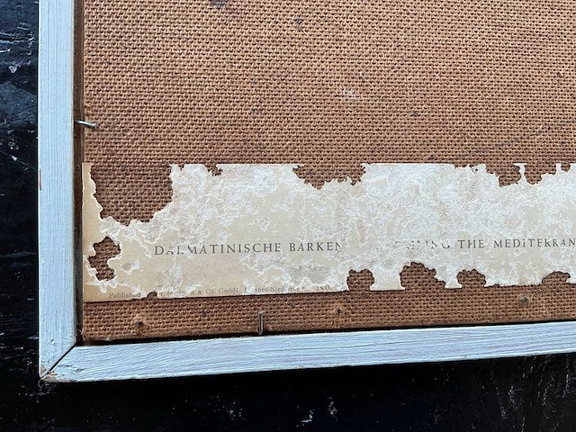 1951 walter von wecus “sailling the mediterranean” replica - afbeelding 10 van  10