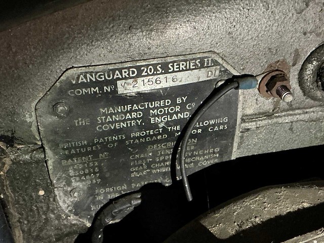1953 vanguard standard 20.s. series 2, fisholow body - afbeelding 45 van  50