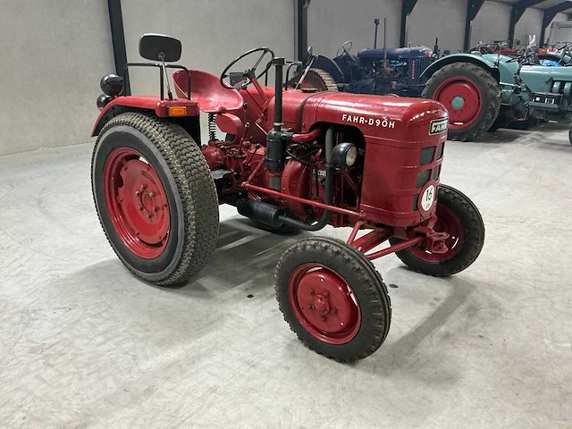 1954 fahr d90h oldtimer tractor - afbeelding 10 van  15