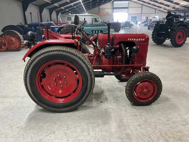 1954 fahr d90h oldtimer tractor - afbeelding 11 van  15