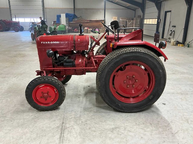1954 fahr d90h oldtimer tractor - afbeelding 13 van  15
