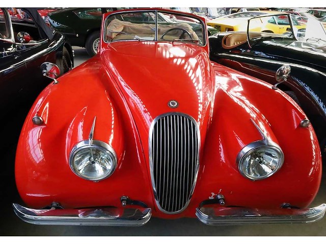 1954 jaguar xk120 dhc | british classic sports car - afbeelding 43 van  44