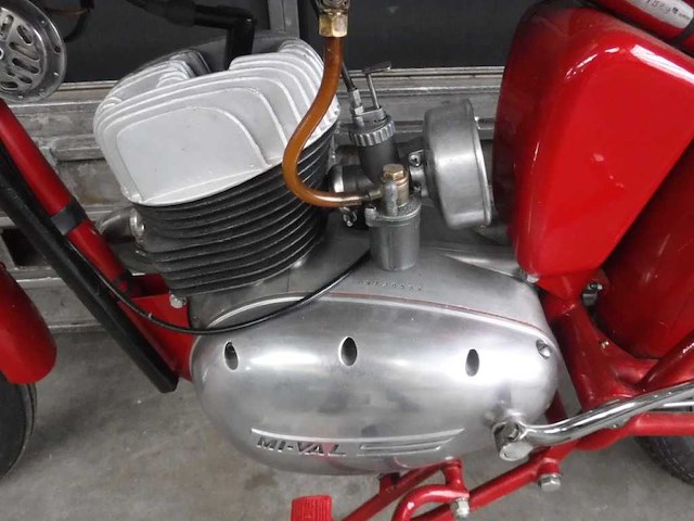 1954 mival 125cc | italian classic motorcycle - afbeelding 11 van  16