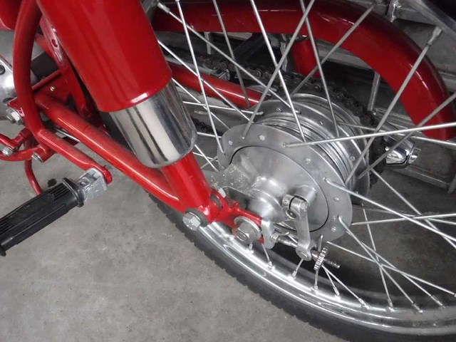 1954 mival 125cc | italian classic motorcycle - afbeelding 12 van  16
