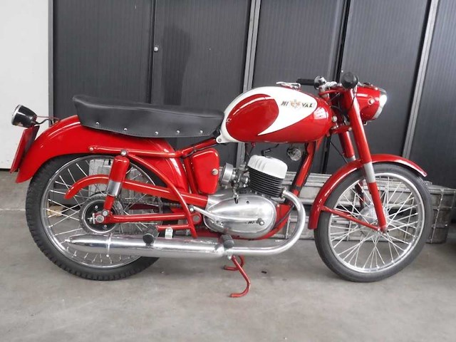 1954 mival 125cc | italian classic motorcycle - afbeelding 3 van  16
