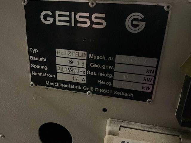 1954 smg hz pr60 ii m hydraulische pers - afbeelding 7 van  19