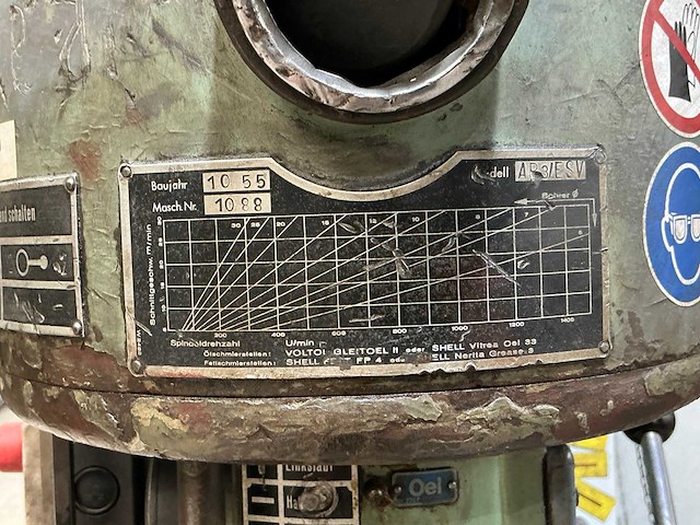 1955 alzmetal ab3/esv kolomboormachine - afbeelding 9 van  9