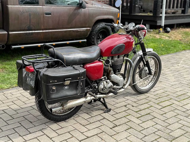 1955 ariel nh350cc motorfiets - afbeelding 9 van  13