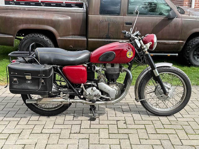 1955 ariel nh350cc motorfiets - afbeelding 10 van  13