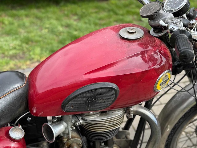 1955 ariel nh350cc motorfiets - afbeelding 13 van  13