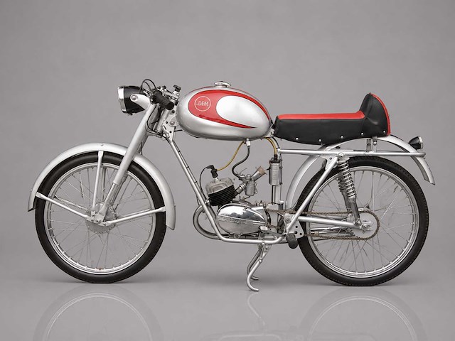 1955 demm 50cc moped #4 | italian classic moped - afbeelding 1 van  9