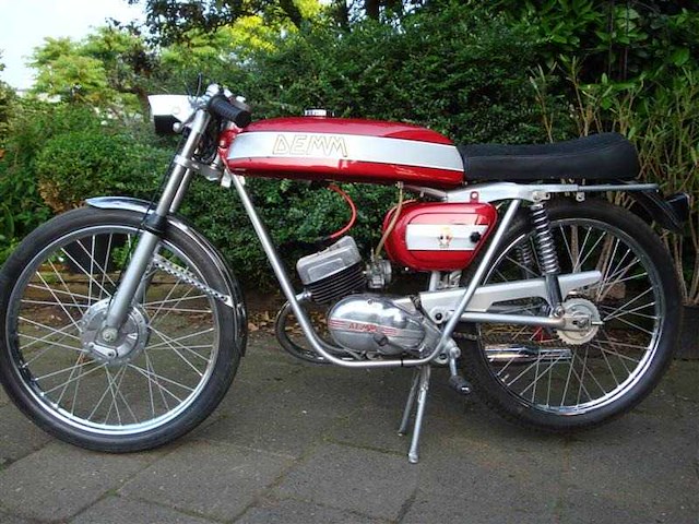 1955 demm 50cc moped #4 | italian classic moped - afbeelding 4 van  9