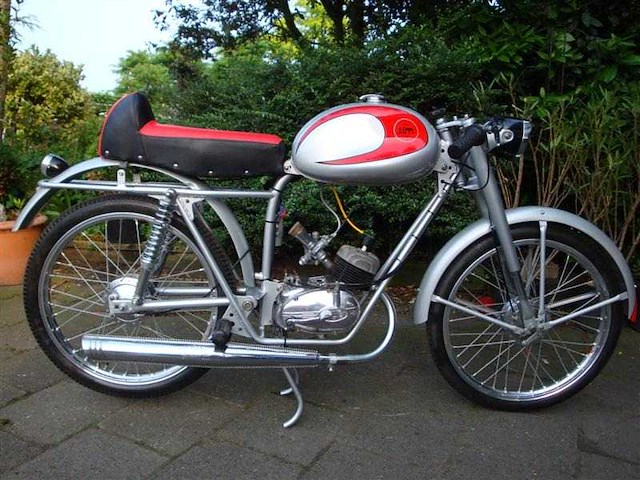 1955 demm 50cc moped #4 | italian classic moped - afbeelding 6 van  9