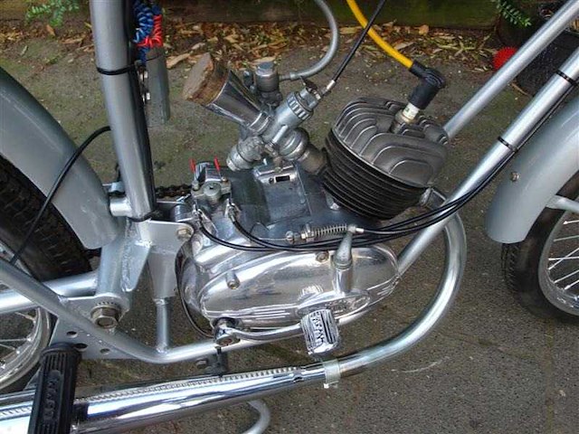 1955 demm 50cc moped #4 | italian classic moped - afbeelding 7 van  9