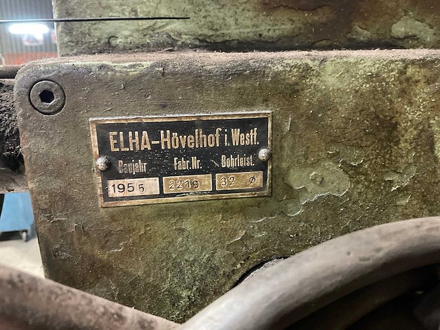 1955 elha-hövelhof kolomboormachine - afbeelding 5 van  5