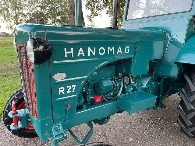1955 hanomag r27 oldtimer tractor - afbeelding 16 van  58