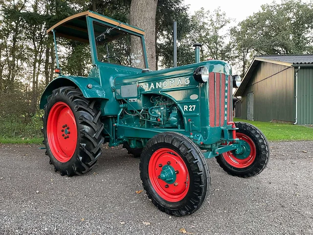 1955 hanomag r27 oldtimer tractor - afbeelding 6 van  58