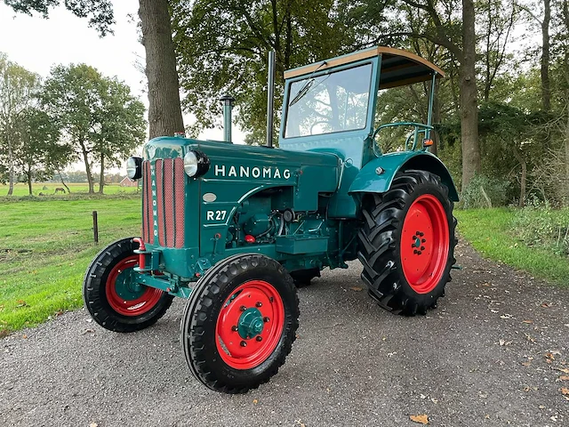 1955 hanomag r27 oldtimer tractor - afbeelding 21 van  58