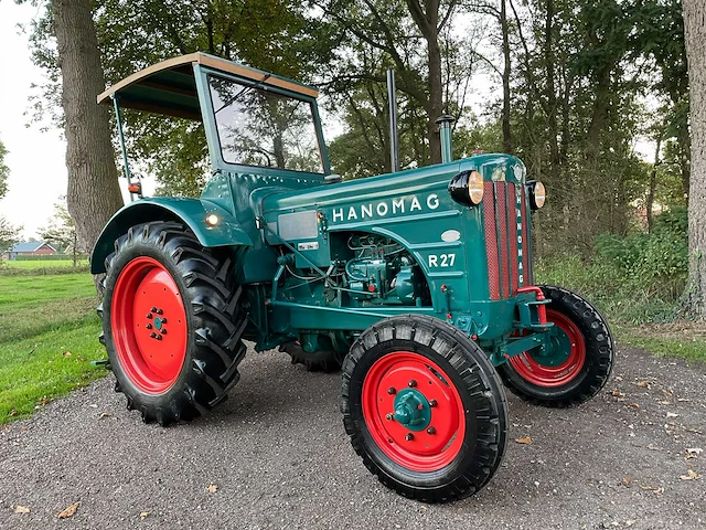 1955 hanomag r27 oldtimer tractor - afbeelding 34 van  58