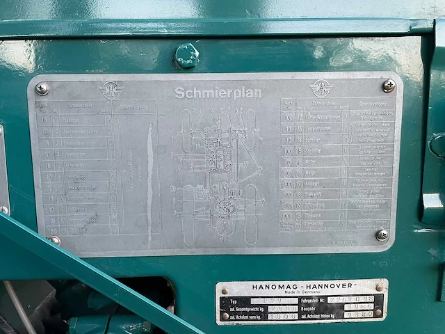1955 hanomag r27 oldtimer tractor - afbeelding 51 van  58