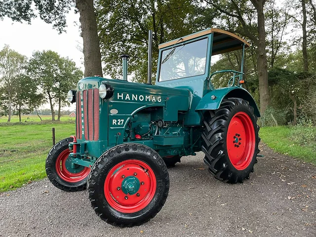 1955 hanomag r27 oldtimer tractor - afbeelding 55 van  58