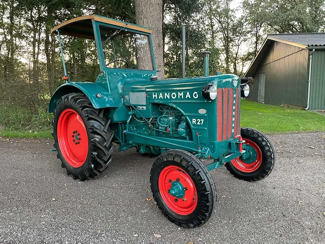 1955 hanomag r27 oldtimer tractor - afbeelding 16 van  58