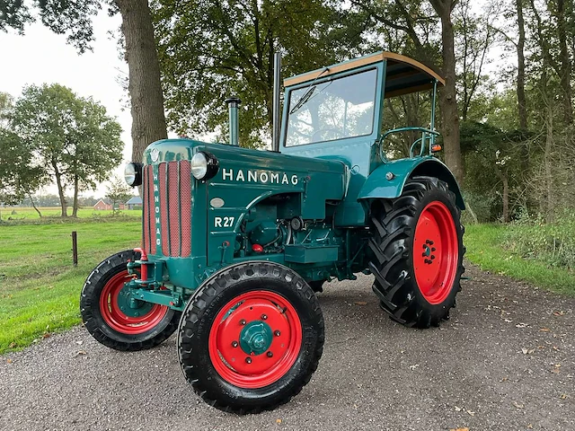 1955 hanomag r27 oldtimer tractor - afbeelding 19 van  58
