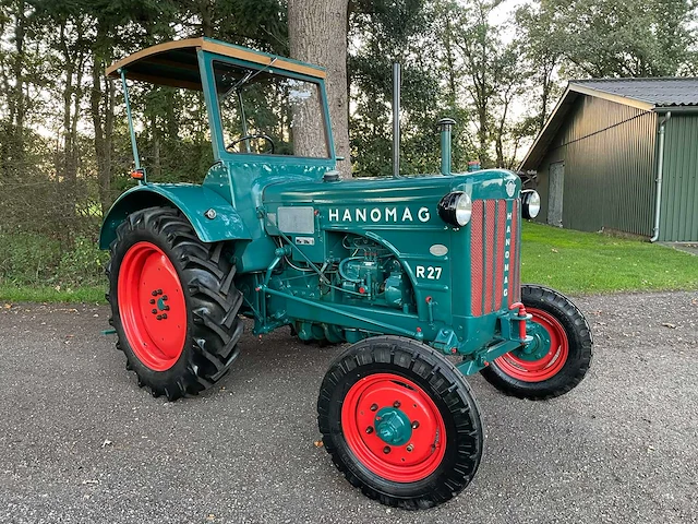 1955 hanomag r27 oldtimer tractor - afbeelding 18 van  58