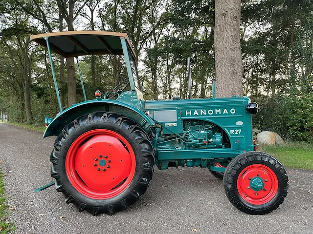 1955 hanomag r27 oldtimer tractor - afbeelding 33 van  58