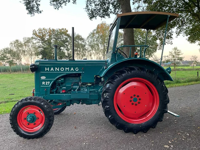 1955 hanomag r27 oldtimer tractor - afbeelding 27 van  58