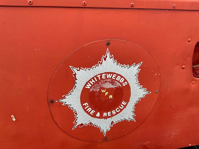 1955 land rover 80 series 1 brandweervoertuig 4x4 - afbeelding 14 van  33