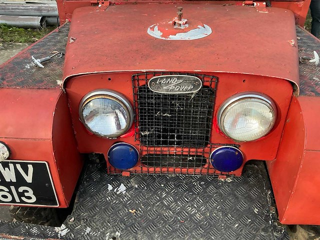 1955 land rover 80 series 1 brandweervoertuig 4x4 - afbeelding 15 van  33