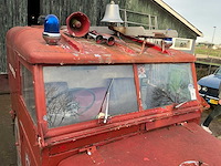1955 land rover 80 series 1 brandweervoertuig 4x4 - afbeelding 16 van  33