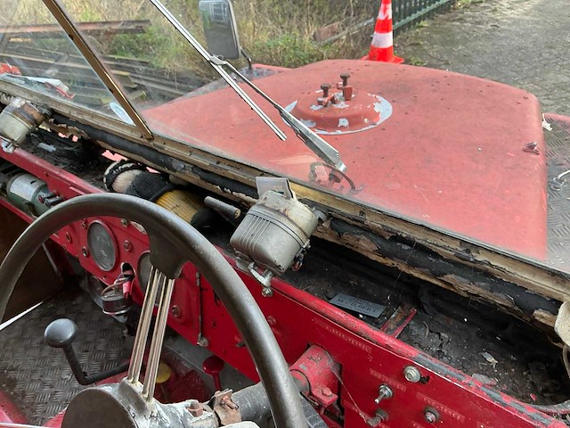 1955 land rover 80 series 1 brandweervoertuig 4x4 - afbeelding 22 van  33