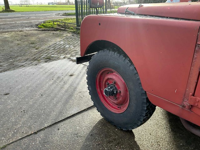 1955 land rover 80 series 1 brandweervoertuig 4x4 - afbeelding 22 van  33