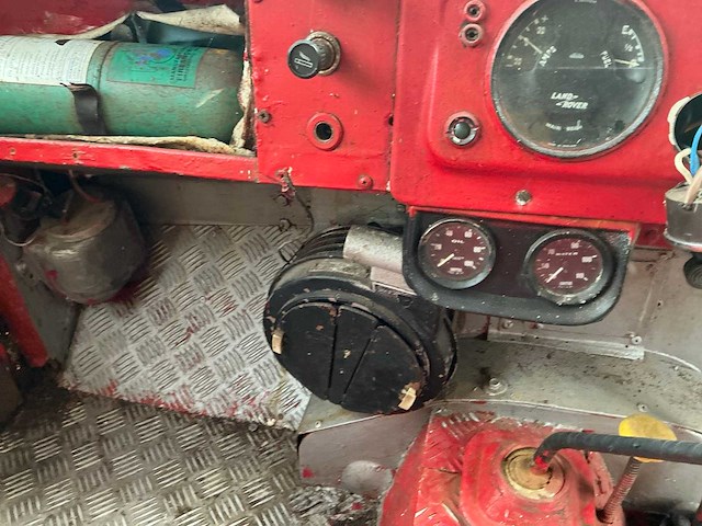 1955 land rover 80 series 1 brandweervoertuig 4x4 - afbeelding 13 van  33