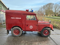1955 land rover 80 series 1 brandweervoertuig 4x4 - afbeelding 30 van  33