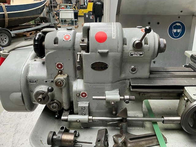 1955 schaublin 102 vm universele draaibank - afbeelding 10 van  15