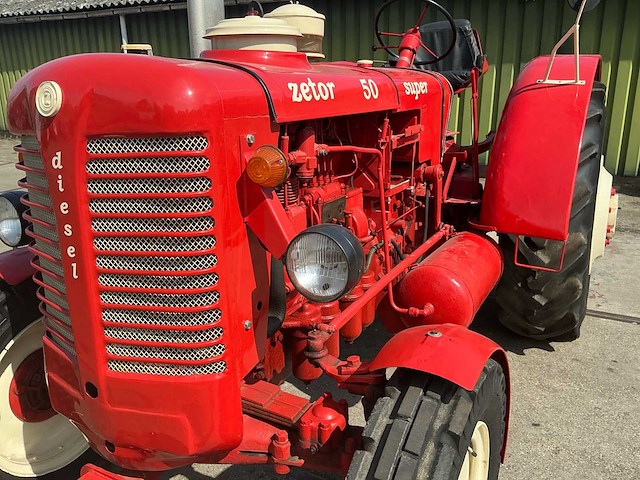 1955 zetor super 50 oldtimer tractor - afbeelding 3 van  25