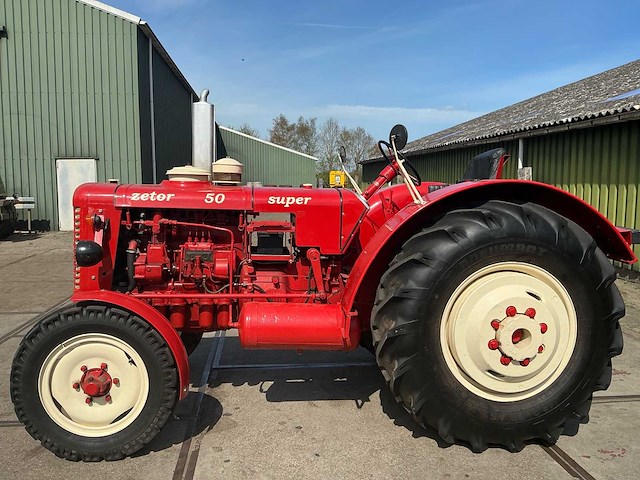1955 zetor super 50 oldtimer tractor - afbeelding 6 van  25