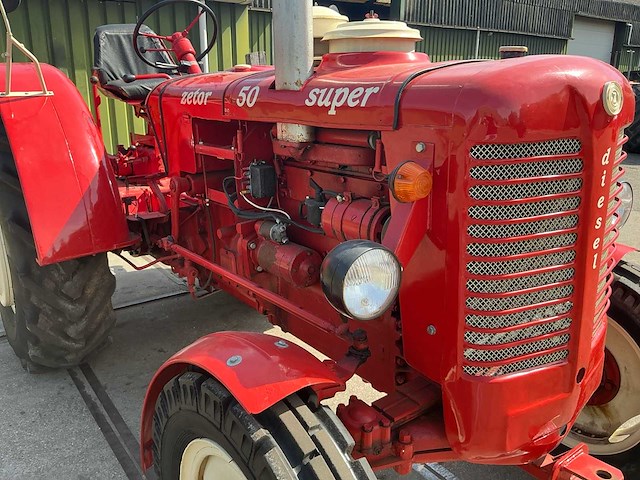 1955 zetor super 50 oldtimer tractor - afbeelding 1 van  23