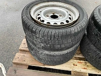 195/50r13 + 6j13h2 aanhangwagen band met velg (4x) - afbeelding 3 van  5