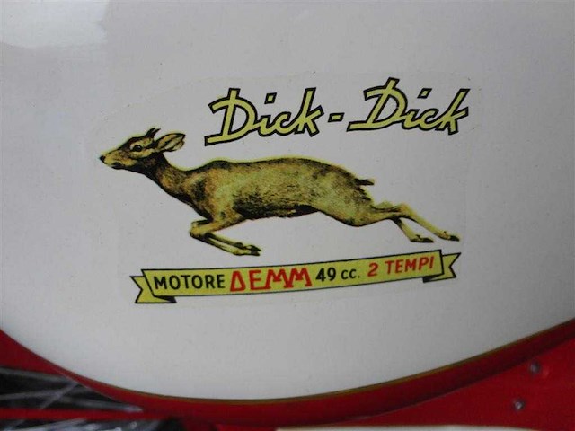 1956 demm dick-dick #7 50cc | italian classic moped - afbeelding 11 van  12