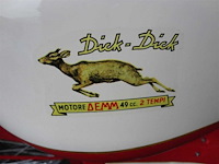 1956 demm dick-dick #7 50cc | italian classic moped - afbeelding 11 van  12