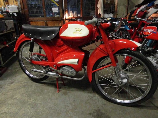 1956 demm dick-dick #7 50cc | italian classic moped - afbeelding 3 van  12