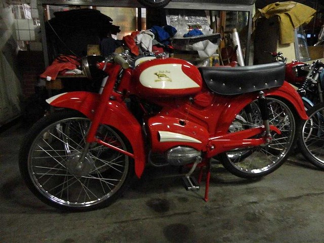 1956 demm dick-dick #7 50cc | italian classic moped - afbeelding 8 van  12
