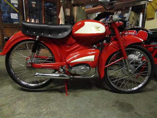 1956 demm dick-dick #7 50cc | italian classic moped - afbeelding 9 van  12