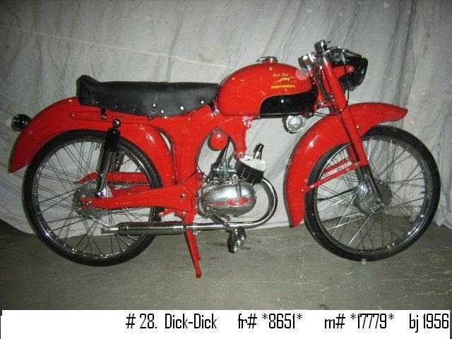 1956 demm vesting corsa 50cc | italian classic moped - afbeelding 2 van  3