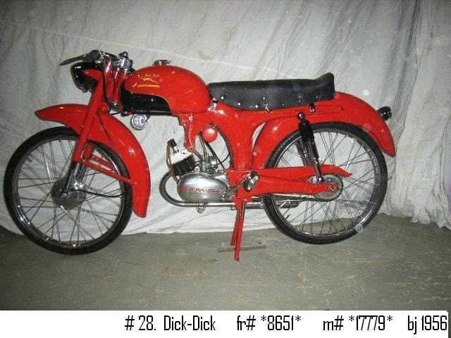 1956 demm vesting corsa 50cc | italian classic moped - afbeelding 3 van  3